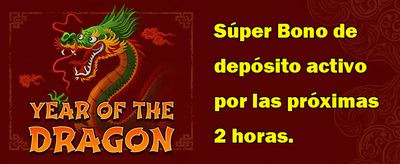 Bono Especial de Bienvenida promotion banner